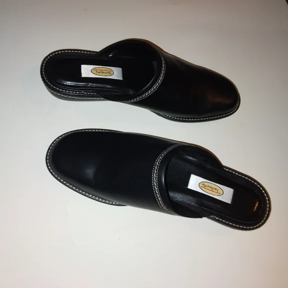 Talbots Black Flat Wedge Mule 7.5M NWOT - Picture 7 of 7